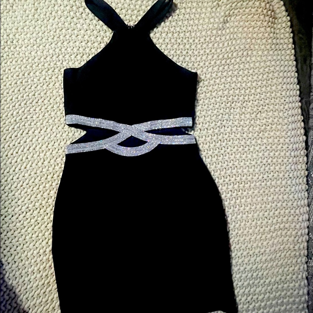 Short black dress